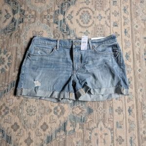 NWT Loft Mid-Rise Boyfriend Denim Short